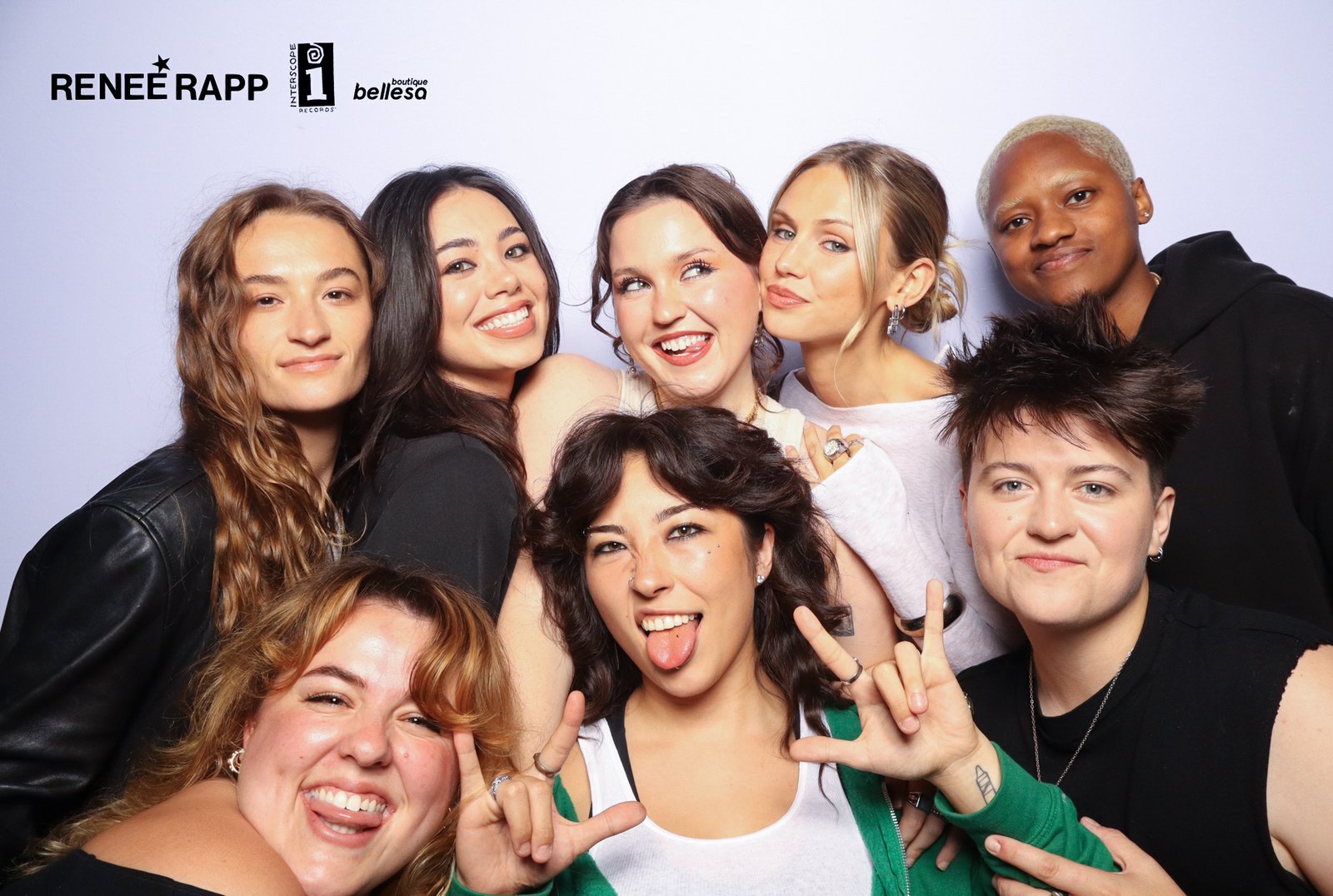 Reneé Rapp "Bite Me" Album Release Party 14 Studio photo booth portrait from the Bite Me album release party