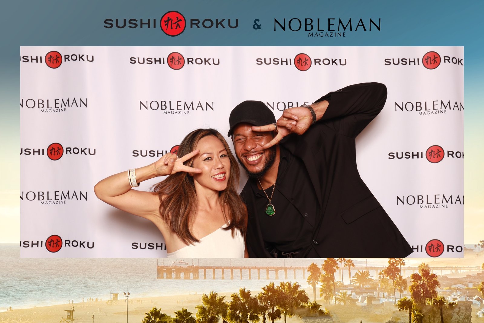 Editorial-style portrait from Sushi Roku Newport Beach anniversary event