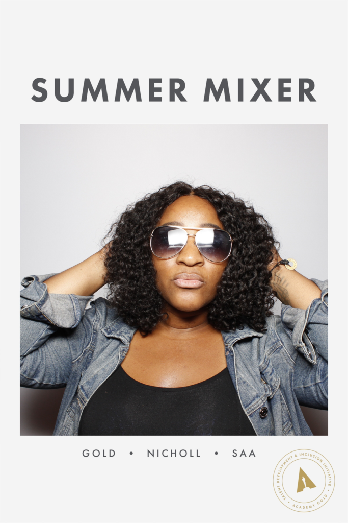 the academy gold summer mixer photo booth los angeles